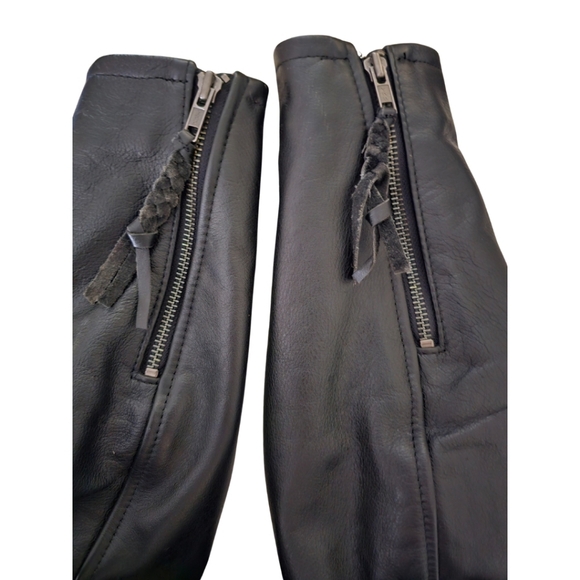 Harley Davidson Leather Crop Jacket - Picture 4 of 15